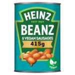 Heinz Plant Based Baked Beans and Vegan Sausages 415g