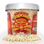 MacCorns Sweet Popcorn Bucket | 10ltr Reusable Bucket of 600g Sweet Popcorn with Handle | Crispy & Delicious Sugar-Coated Popcorn Ideal For Parties, Events & Movie Nights | Free from Dairy & Nuts