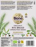 Biona Organic Sprouted Rye Bread with Seeds