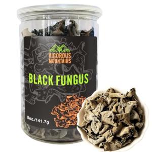 Dried Black Fungus Wood Ear Mushrooms 5 oz