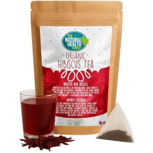Organic Hibiscus Tea Bags - 50 Count