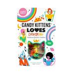 Candy Kittens Vegan Sweets LOVES (140g Bag), Rainbow Jelly, Gourmet Vegan Sweet Mix, Naturally Flavoured Gummies with Real Fruit Juice, Vegetarian Treats