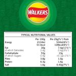 Walkers Salt and Vinegar Crisps, Pack of 6