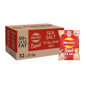 Walkers Baked Sea Salt Snack Crisps Pack
