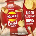 Walkers Baked Sea Salt Snack Crisps Pack