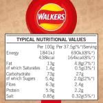 Walkers Baked Sea Salt Snack Crisps Pack