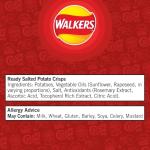 Walkers Ready Salted Crisps Multipack, 6 Bags