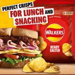 Walkers Ready Salted Crisps Multipack, 6 Bags