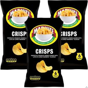 Marmite Snack Crisp Bundle with Marmite Multipack Crisps 6x25g (3 Pack)
