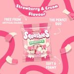 Swizzles Squashies Sweets, Strawberry and Cream Flavour Sweets, Single Bag 140g