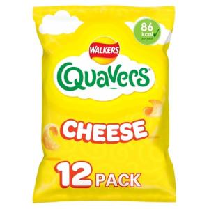 Walkers Quavers Cheese Snacks - 12 Pack