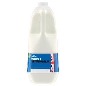 Morrisons British Whole Milk - 4 Pint