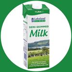 Lakeland Dairies Long Life Semi Skimmed Milk 12 Pack