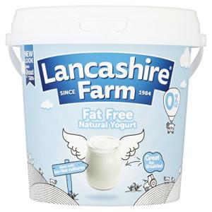 Lancashire Farm Fat Free Natural Yoghurt 1kg
