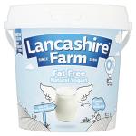 Lancashire Farm Fat Free Natural Yoghurt 1kg