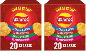 Walkers Classic Variety Crisps Multipack 20x25g