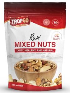 Tropgo 500g Raw Mixed Nuts Snack Pack