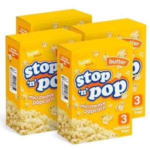 12pk Butter Flavored Microwave Popcorn - Easy Snack