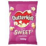 Butterkist Sweet Popcorn, 100g Bags, Case of 8