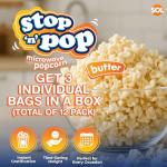 12pk Butter Flavored Microwave Popcorn - Easy Snack