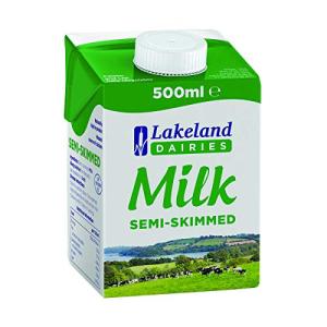 Lakeland Semi-Skimmed Milk 500ml - 12 Pack