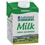 Lakeland Semi-Skimmed Milk 500ml - 12 Pack