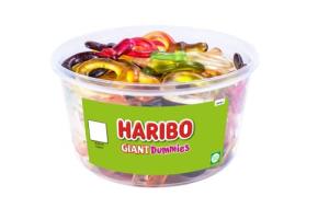 HARIBO Giant Dummies – 60 Fruity Gummies