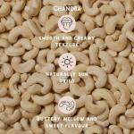 Chandra Whole Cashew Nuts 1KG - Low-GI Snack