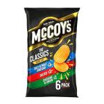 McCoy's Classic Crisps Variety Pack, 6 Bags