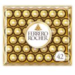 Ferrero Rocher Chocolate Pralines Gift Box, 42 Pieces