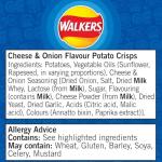 Walkers Cheese & Onion Crisps, 32.5g - Case of 32