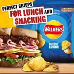 Walkers Cheese & Onion Crisps, 32.5g - Case of 32