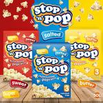 SOL 9pk Popcorn Mix: Sweet, Salted, Butter Flavors