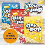 SOL 9pk Popcorn Mix: Sweet, Salted, Butter Flavors