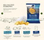 Tyrrells Sea Salted Hand-Cooked Crisps 150g