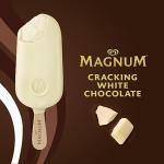 Magnum White Chocolate Ice Cream Sticks, 6 Pack