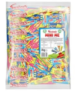 Swizzels Mini Me Sweet Mix, Favourite Chew Sweets, Bulk Bag of Chewy Delicious Sweets 3kg (Pack of 1)