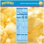 Pop Secret Microwave Popcorn Movie Theater Butter, Snack Size 12 Bags 21 oz