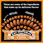 Eat Natural Almond & Apricot with a Yoghurt Coating Fruit & Nut Bars 12 x 40g