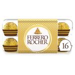 Ferrero Rocher Pralines, Christmas Chocolate Box, Chocolate Gift, Perfect Treat, Whole Hazelnut Covered in Milk Chocolate and Nuts, Pack of 16 (200g)
