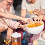 Giant Crisps Multipack Snack Box - Pack of 66 x 25g Assorted Classic Walkers Crisps Bulk Buy Multipack Crisps Potato Snacks with Handcrafted One Random Birthday card with envelop