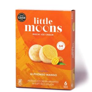 Little Moons Alphonso Mango Mochi Ice Cream, 6 x 32g (Frozen)