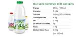 Semi Skimmed JUST MILK (12 Bottles)