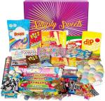 Simply Sweets mega retro sweets hamper gift box. A perfect present for Birthdays, Get Well Soon, Christmas. Packed in a fun stylish unique box.