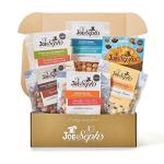Joe & Sephs Movie Night In Box (1x500g) | Chocolate Bites and Gourmet Popcorn, 7 flavours, movie night snacks, gifts for men and women, air-popped, sweet and salty flavours