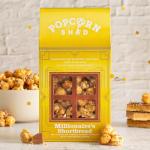 Popcorn Shed Millionaire's Shortbread Gourmet Popcorn (1 x 80g) - Caramel with Belgian Milk Chocolate & Shortbread Crumbs, Easy & Low Calorie Snack, Perfect for Parties, Movie Nights & Gifting