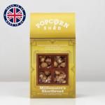 Popcorn Shed Millionaire's Shortbread Gourmet Popcorn (1 x 80g) - Caramel with Belgian Milk Chocolate & Shortbread Crumbs, Easy & Low Calorie Snack, Perfect for Parties, Movie Nights & Gifting