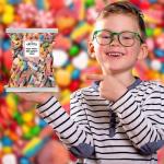 GRO VITS – Fizzy Pick & Mix Sweets Quality Jelly Sweets Classic Retro Candy Selection Assortment Fizzy Gummy Gift Bag for Gifting Children & Adults - 500g Pouch