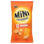 JACOB'S Mini Cheddars Original Baked Snacks Multipack 12x23g, 276g