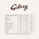 Galaxy Chocolate Bar, Smooth Milk Chocolate, 360g, Ideal for Gift, Snacks or Hamper